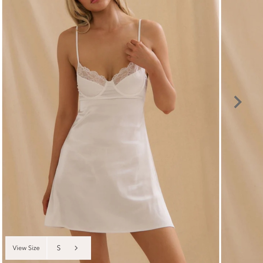 Kat the label - sienna slip ivory.
